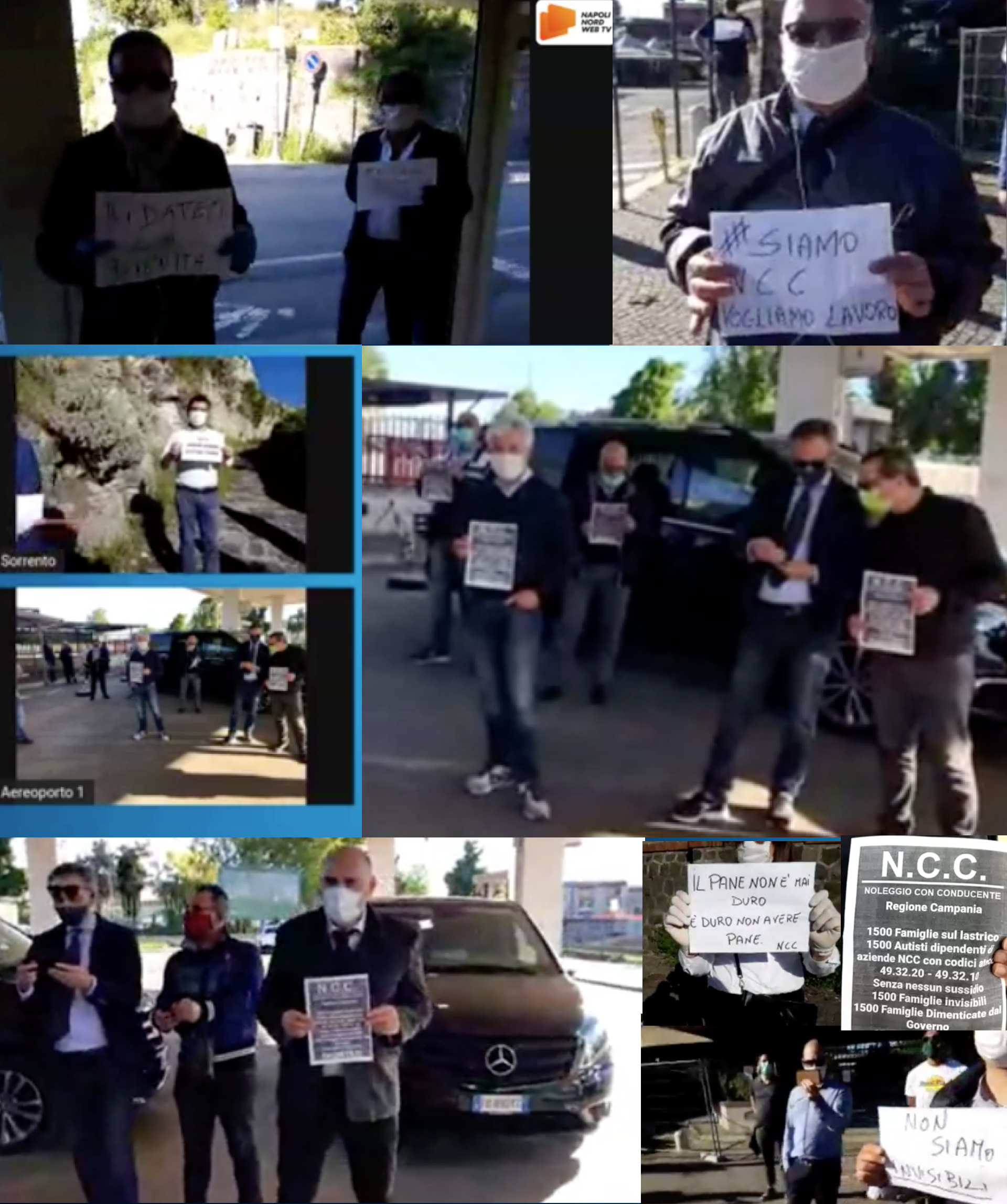 NCC Noleggio Con Conducente, la protesta parte da Napoli Nord Web Tv VIDEO
