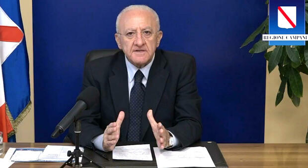 Covid, conferenza stampa del presidente della Regione Campania De Luca: “Pronti al lockdown” +++ DIRETTA +++